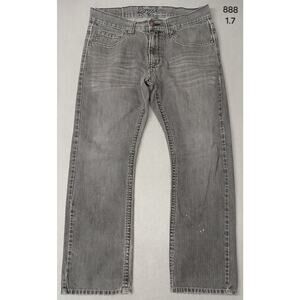Royal (32x30) Mens Gray Straight Boot Cut Denim Jeans